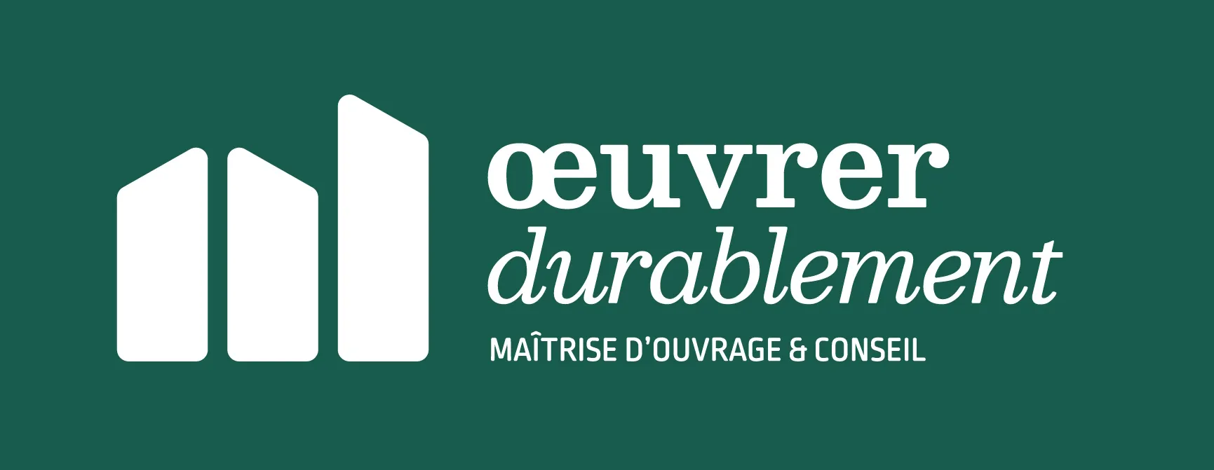 Logo d’Œuvrer Durablement — maîtrise d’ouvrage et conseil.